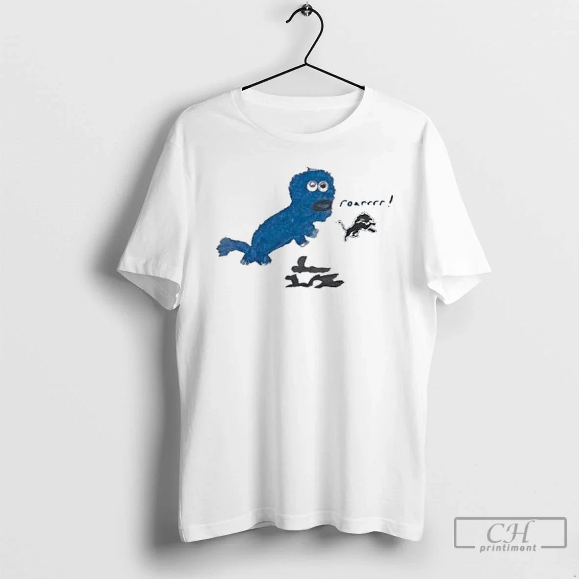 Classic Sam Laporta X Rookie Draw Detroit Lions Roar - Adult & Kids T-Shirts, Sweatshirts & Hoodies apparel design preview 1