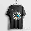 Classic San Jose Sharks Behind Center Ice Design 2 - Adult & Kids T-Shirts, Sweatshirts & Hoodies apparel design preview 1