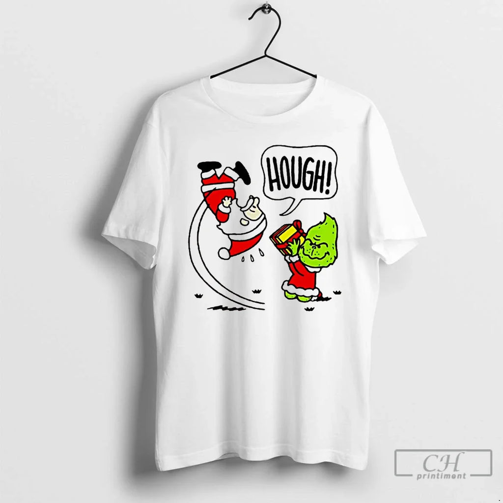 Classic Santa Claus And The Grinch X Peanuts Not Your - Adult & Kids T-Shirts, Sweatshirts & Hoodies apparel design preview 1