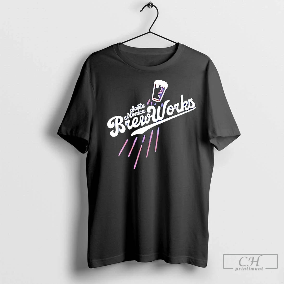 Classic Santa Monica Brew Works - Adult & Kids T-Shirts, Sweatshirts & Hoodies apparel design preview 1