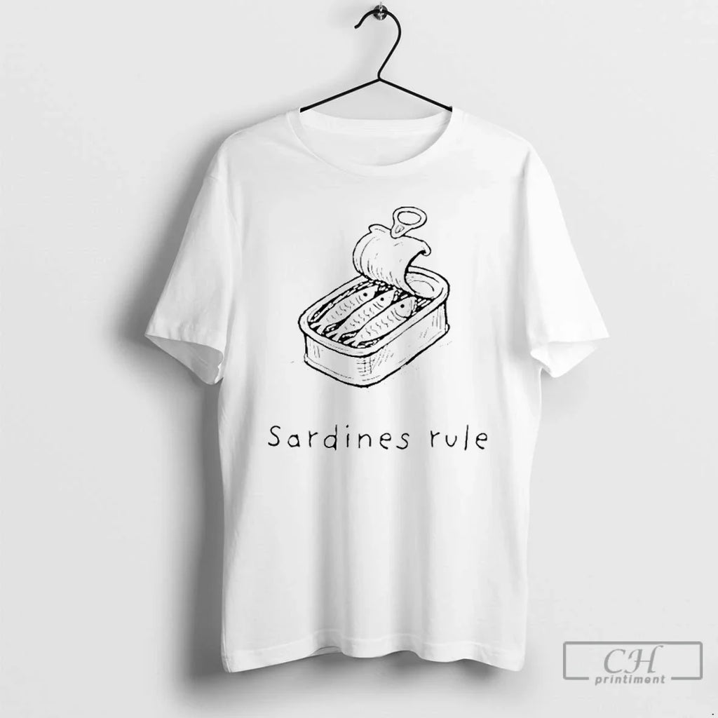 Classic Sardines Rule Fish - Adult & Kids T-Shirts, Sweatshirts & Hoodies apparel design preview 1