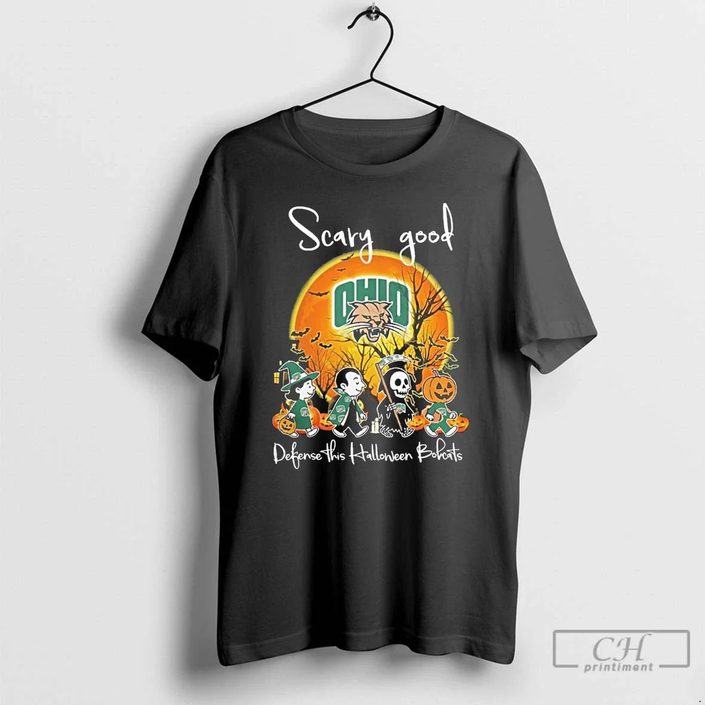 Classic Scary Good Defense This Halloween Ohio - Adult & Kids T-Shirts, Sweatshirts & Hoodies apparel design preview 1