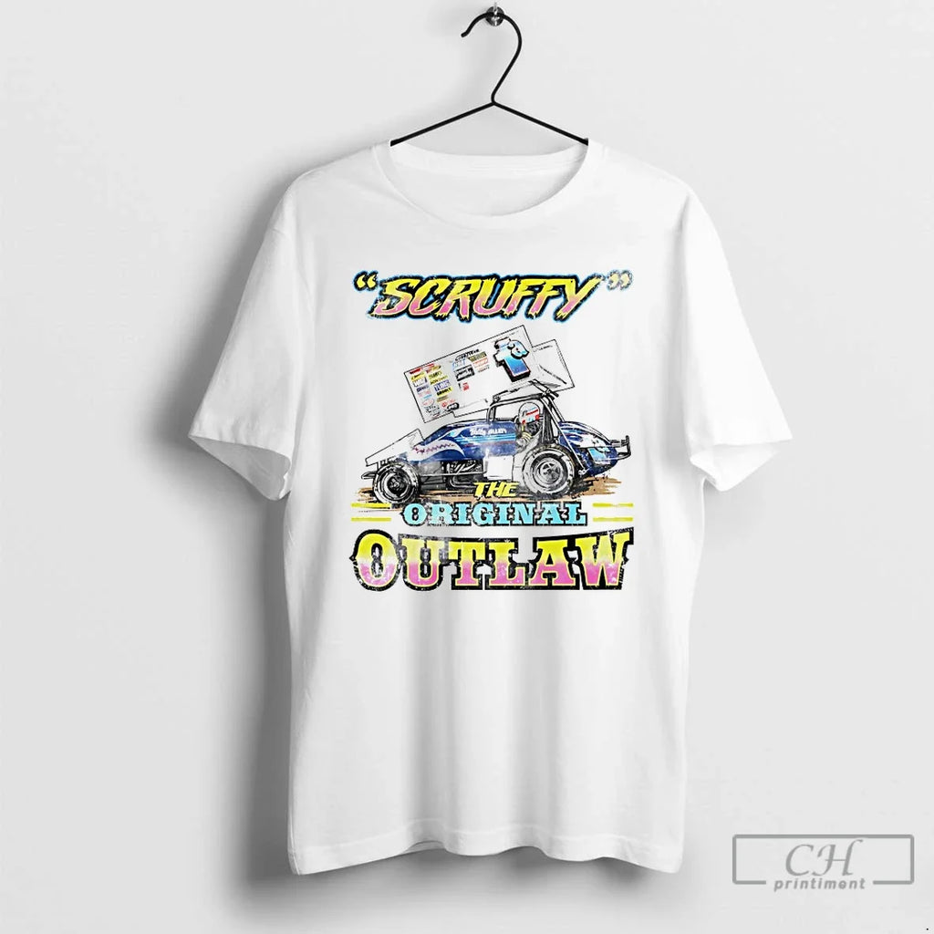 Classic Scruffy The Outlaw - Adult & Kids T-Shirts, Sweatshirts & Hoodies apparel design preview 1