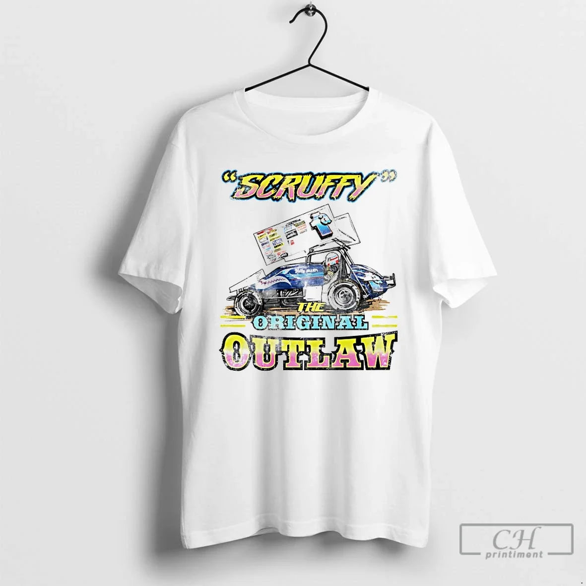 Classic Scruffy The Outlaw - Adult & Kids T-Shirts, Sweatshirts & Hoodies apparel design preview 1