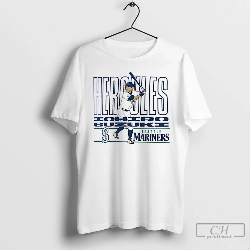 Classic Seattle Mariners Hercules Ichiro Suzuki - Adult & Kids T-Shirts, Sweatshirts & Hoodies apparel design preview 1