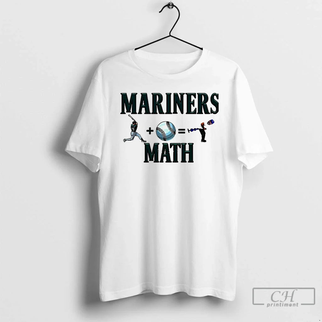 Classic Seattle Mariners Math Meme - Adult & Kids T-Shirts, Sweatshirts & Hoodies apparel design preview 1