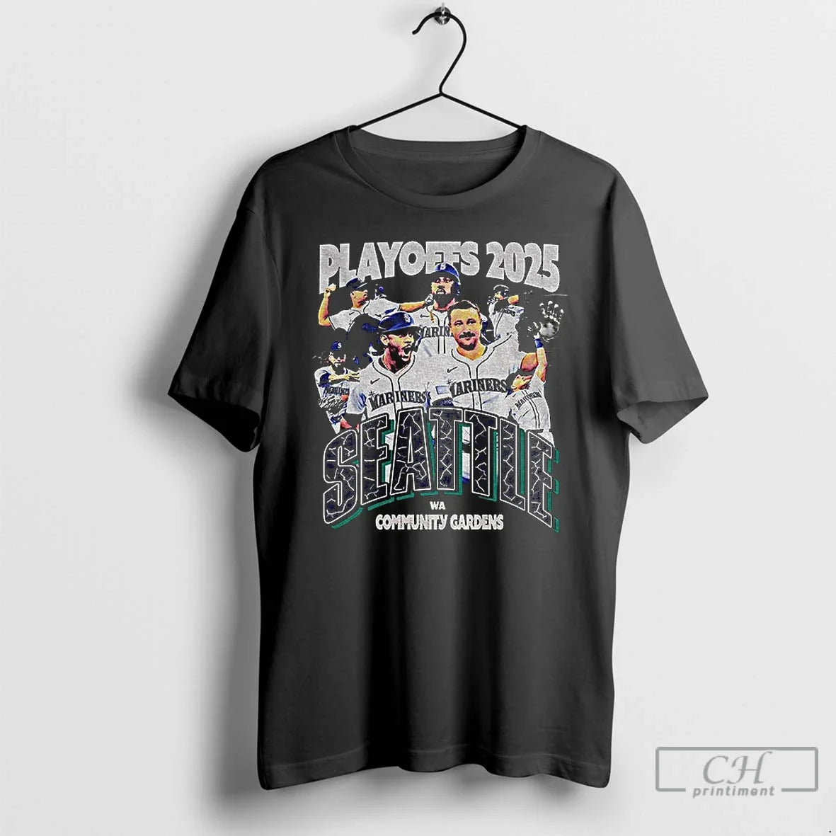 Classic Seattle Mariners Playoffs 2025 - Adult & Kids T-Shirts, Sweatshirts & Hoodies apparel design preview 1