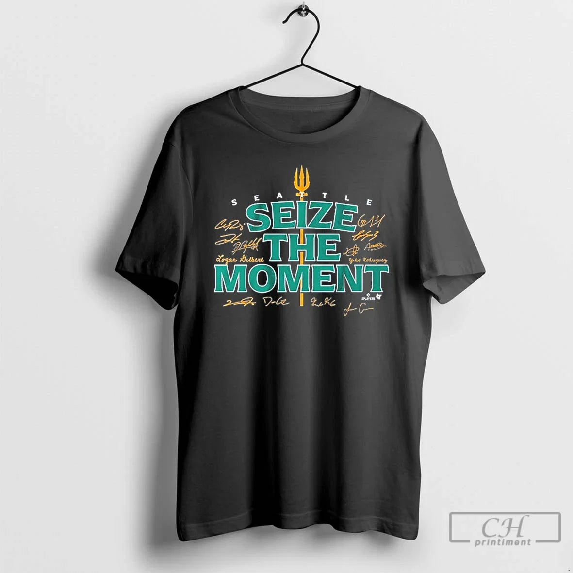 Classic Seattle Mariners Seize The Moment Alcs - Adult & Kids T-Shirts, Sweatshirts & Hoodies apparel design preview 1