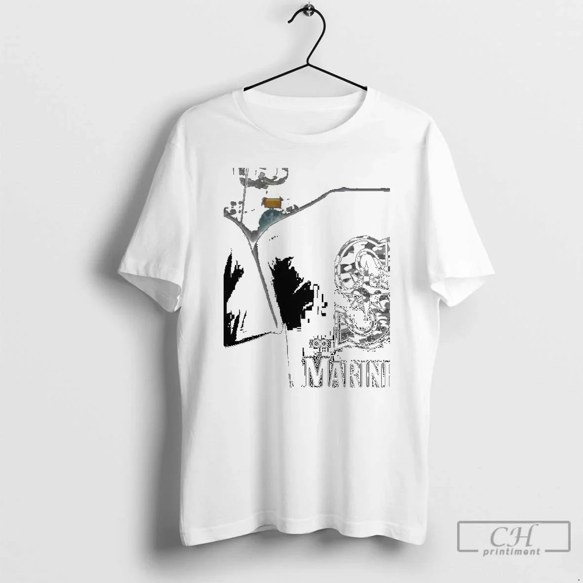 Classic Seattle Mariners Trident Strength Camouflage - Adult & Kids T-Shirts, Sweatshirts & Hoodies apparel design preview 1