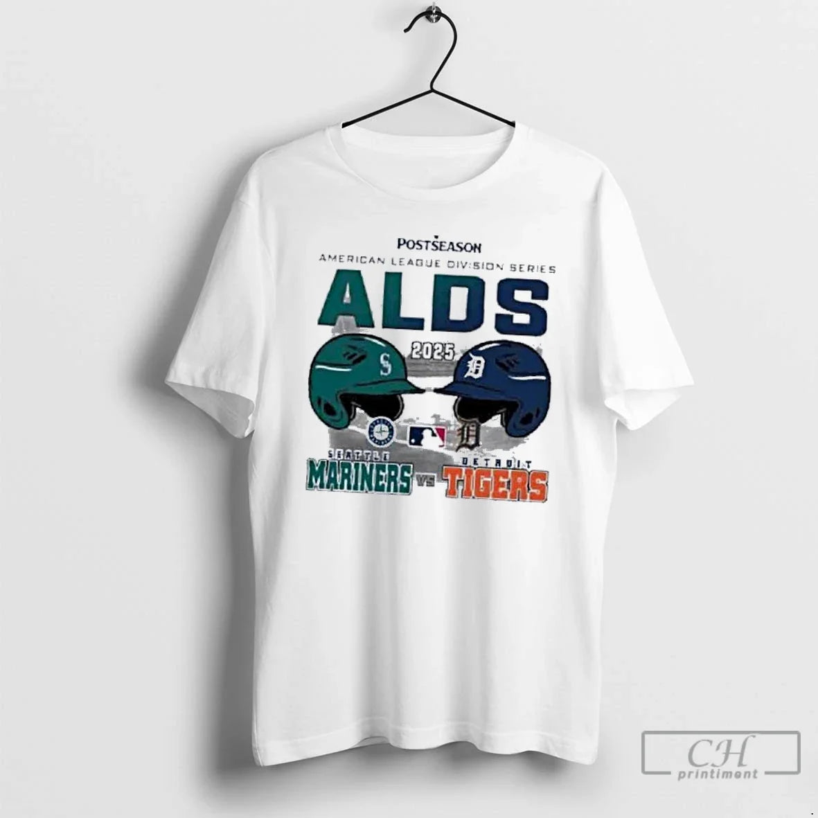 Classic Seattle Mariners Vs Detroit Tigers 2025 Alds - Adult & Kids T-Shirts, Sweatshirts & Hoodies apparel design preview 1