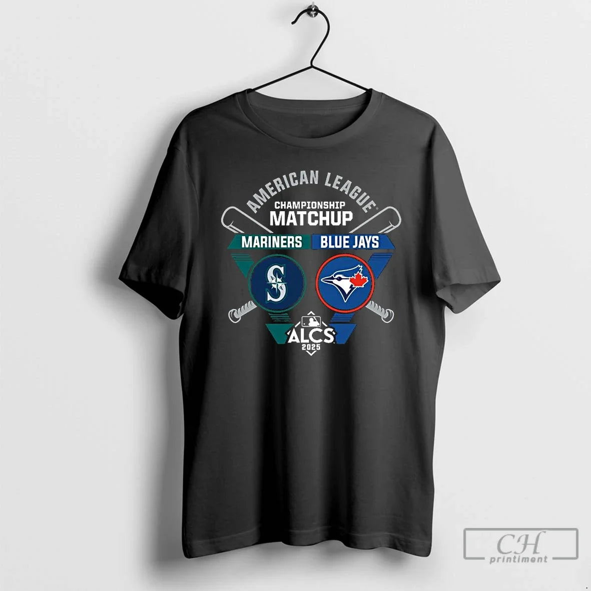 Classic Seattle Mariners Vs Toronto Blue Jays 2025 - Adult & Kids T-Shirts, Sweatshirts & Hoodies apparel design preview 1