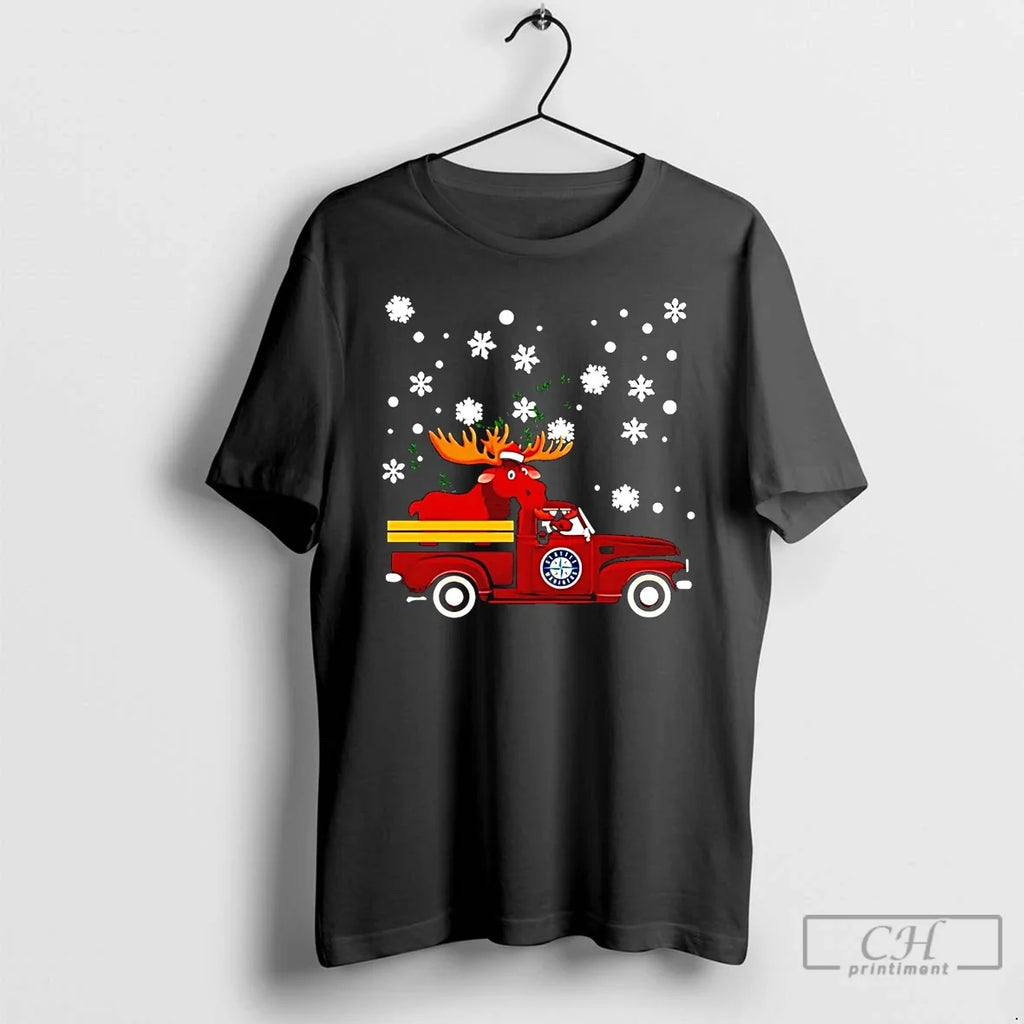 Classic Seattle Mariners Bring Christmas Home - Adult & Kids T-Shirts, Sweatshirts & Hoodies apparel design preview 1