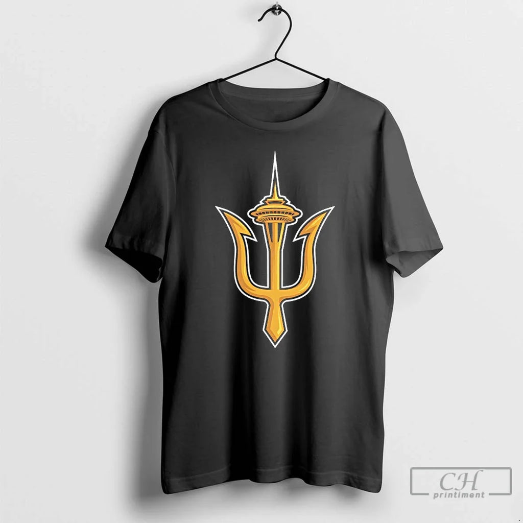 Classic Seattle W Trident - Adult & Kids T-Shirts, Sweatshirts & Hoodies apparel design preview 1