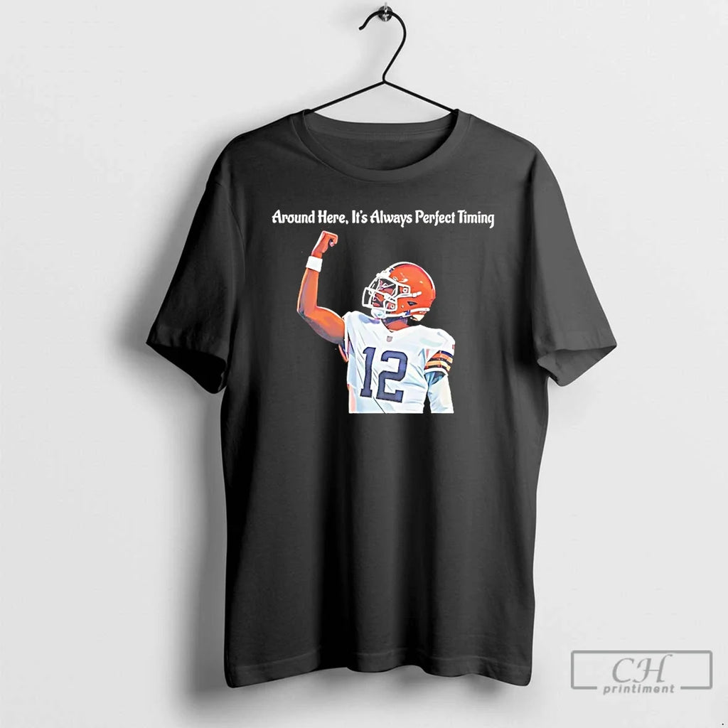 Classic Shedeur Sanders Around Here Its Always - Adult & Kids T-Shirts, Sweatshirts & Hoodies apparel design preview 1