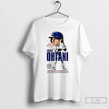 Classic Shohei Ohtani Los Angeles Dodgers Caricature - Adult & Kids T-Shirts, Sweatshirts & Hoodies apparel design preview 1