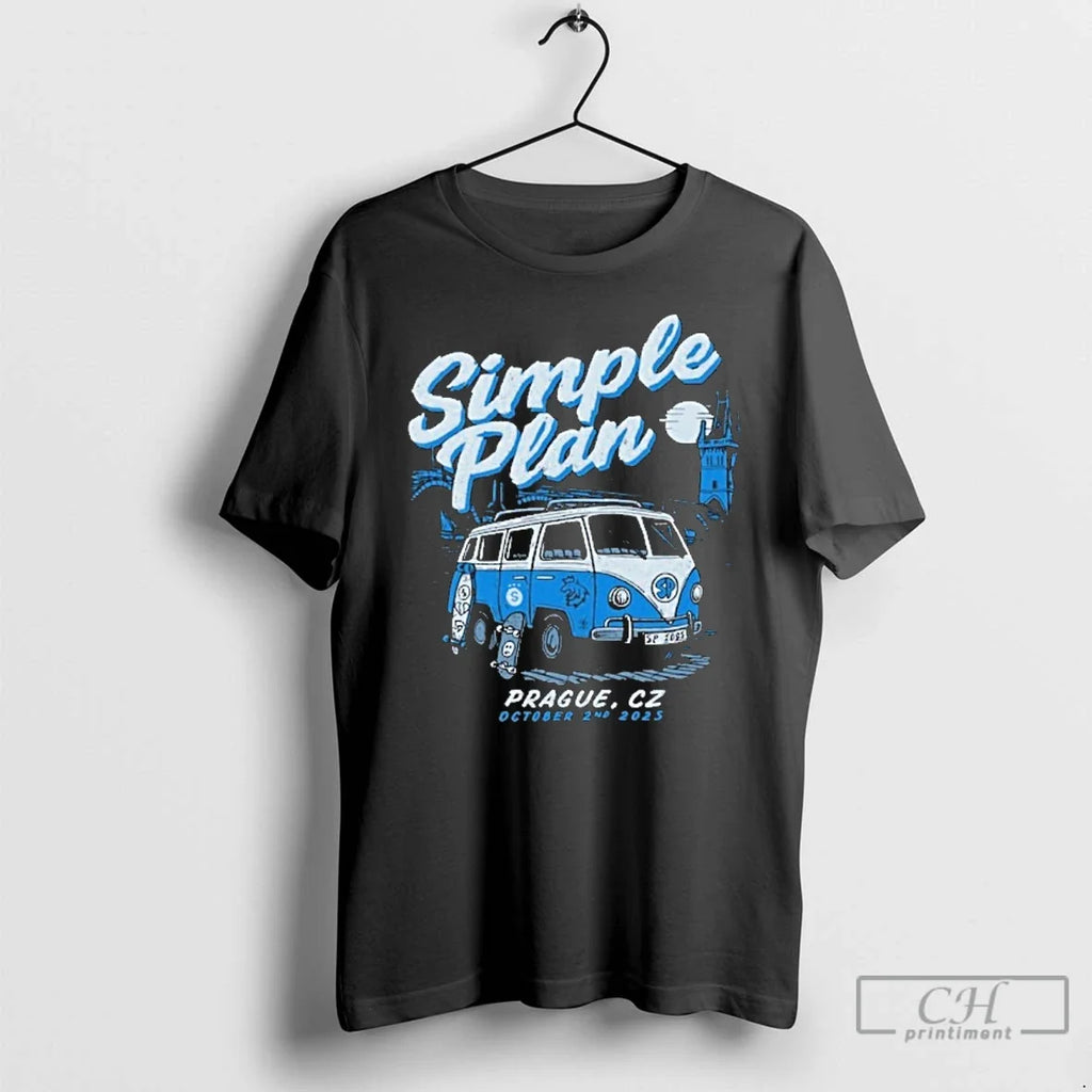 Classic Simple Plan Prague Czechia October 02 2025 - Adult & Kids T-Shirts, Sweatshirts & Hoodies apparel design preview 1