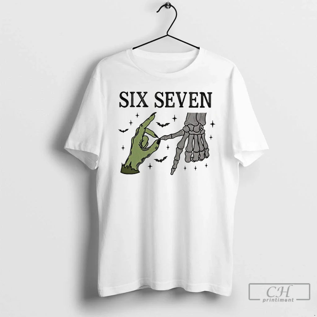 Classic Skeleton Ssix Seven Hands Halloween - Adult & Kids T-Shirts, Sweatshirts & Hoodies apparel design preview 1