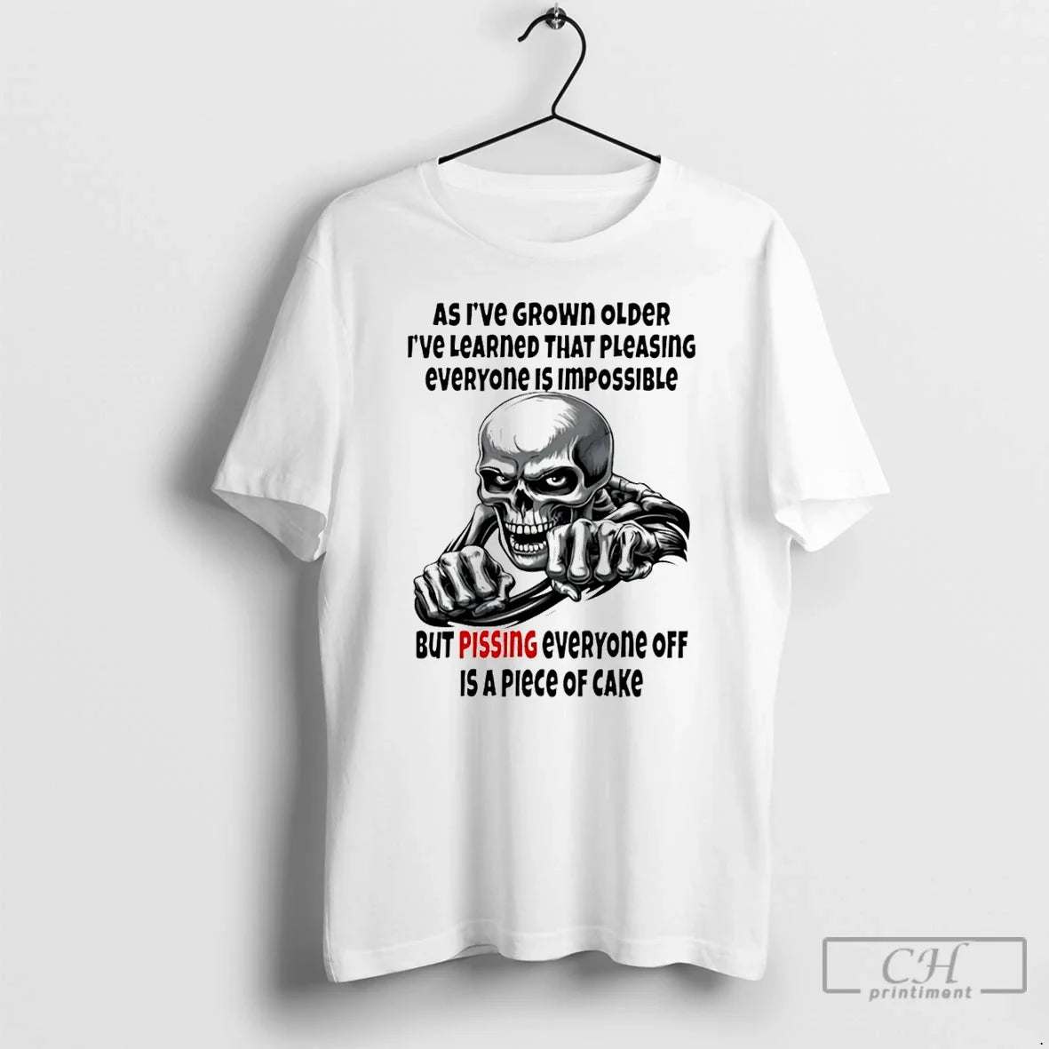 Classic Skull As Ive Grown Older Learned That - Adult & Kids T-Shirts, Sweatshirts & Hoodies apparel design preview 1