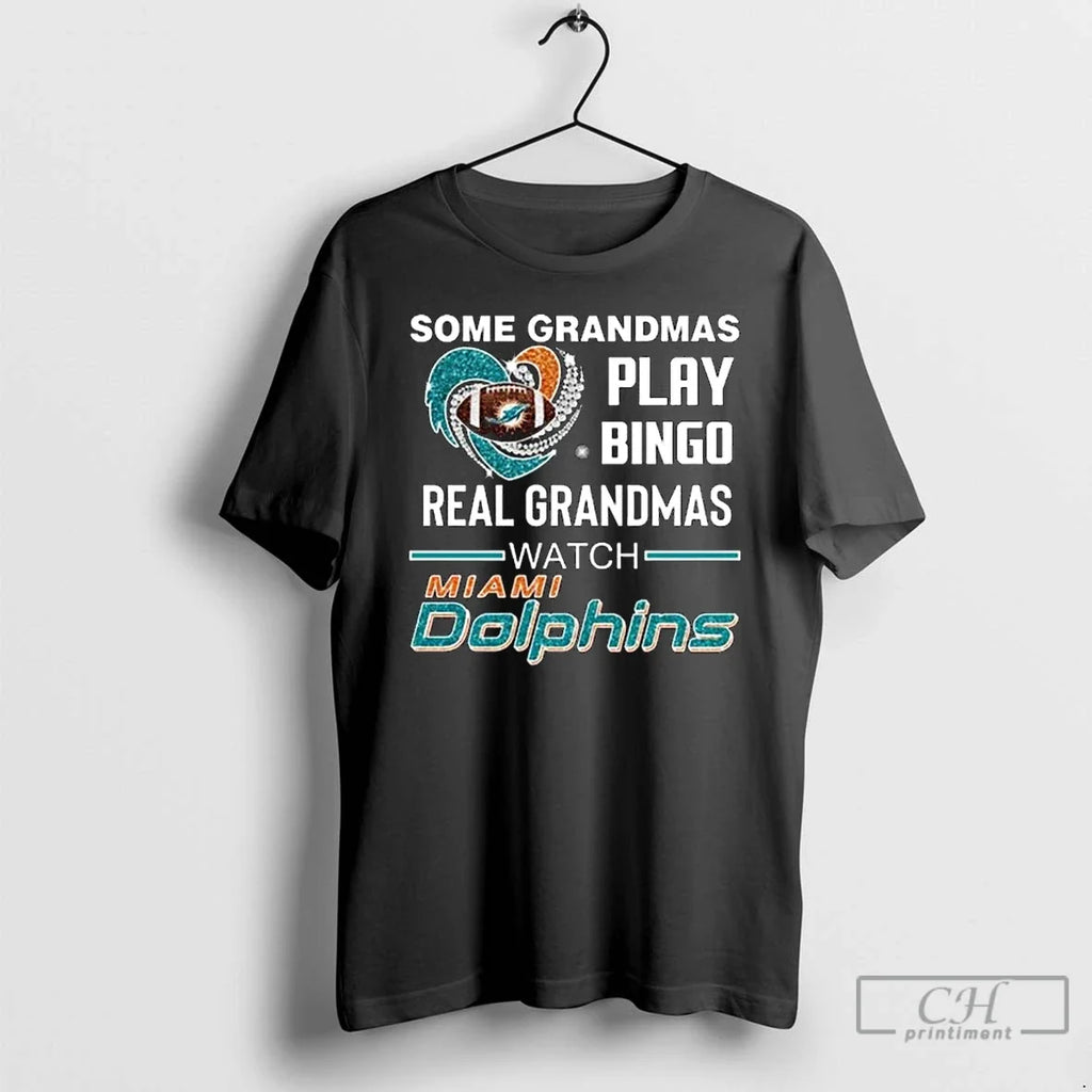 Classic Some Grandmas Play Bingo Real Watch Miami - Adult & Kids T-Shirts, Sweatshirts & Hoodies apparel design preview 1