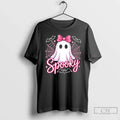 Classic Spooky Ghost Pink Coquette Halloween Cute - Adult & Kids T-Shirts, Sweatshirts & Hoodies apparel design preview 1