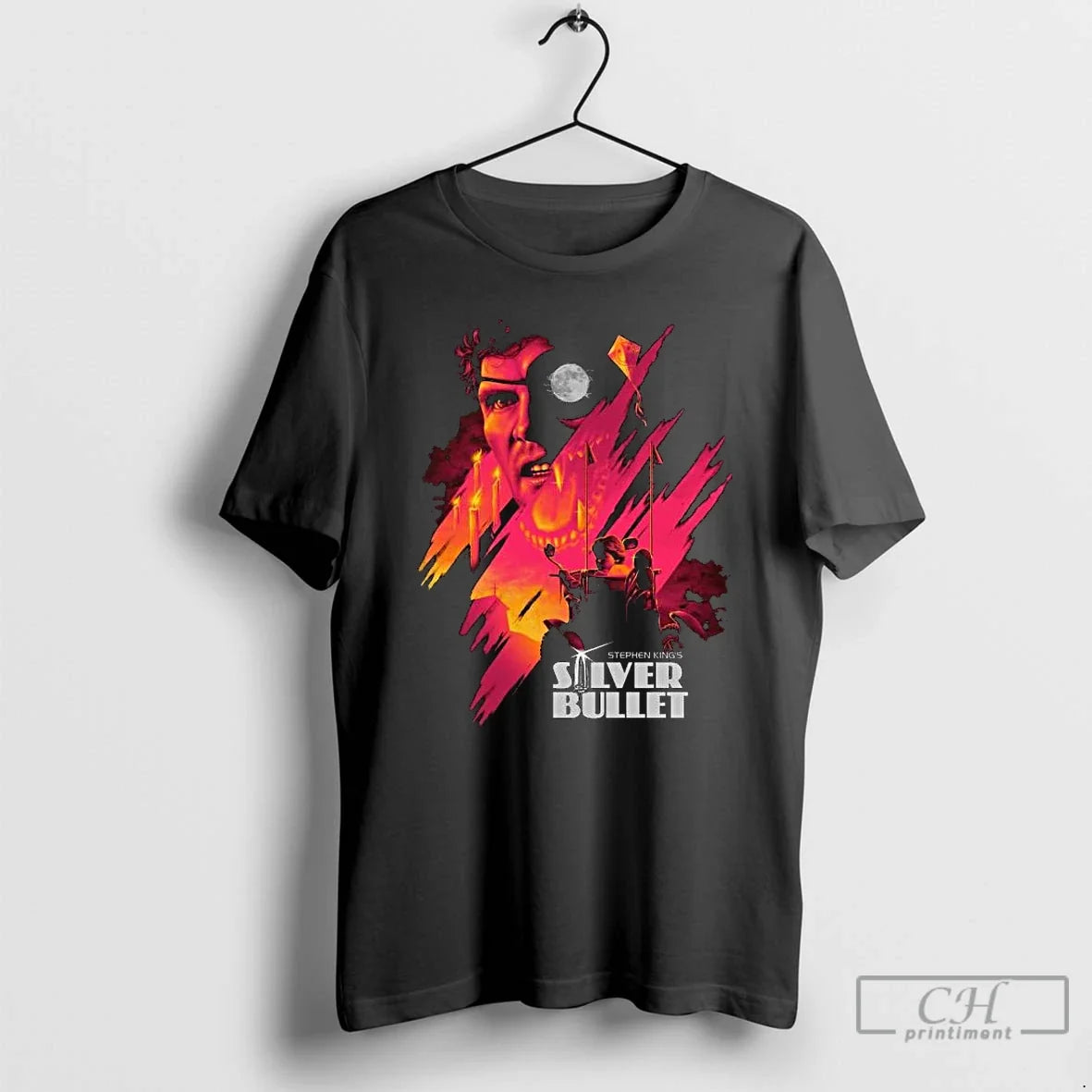 Classic Stephen Kings Silver Bullet Long Sleve - Adult & Kids T-Shirts, Sweatshirts & Hoodies apparel design preview 1