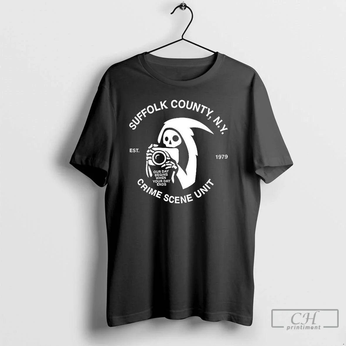 Classic Suffolk County Ny Crime Scene Unit - Adult & Kids T-Shirts, Sweatshirts & Hoodies apparel design preview 1