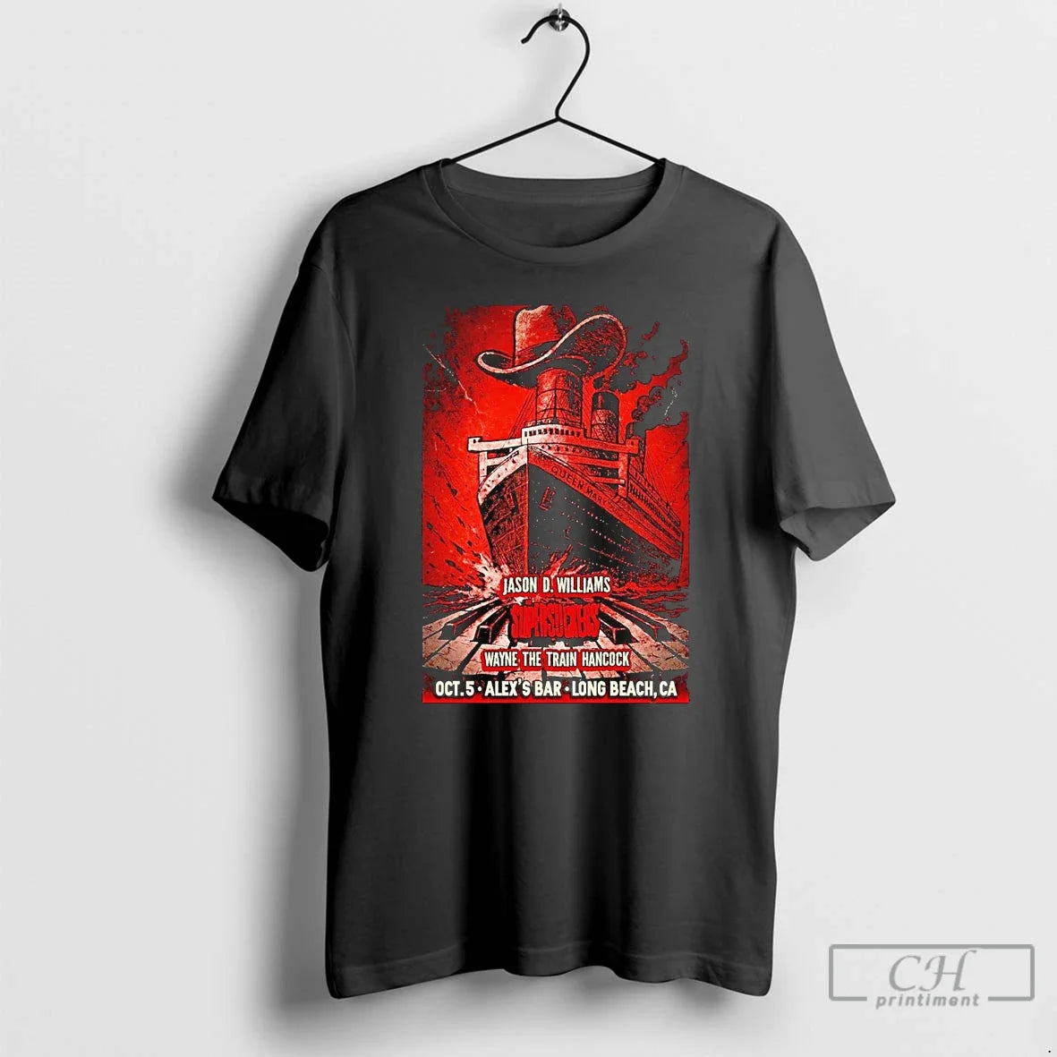 Classic Supersuckers Alexs Bar Long Beach Ca October - Adult & Kids T-Shirts, Sweatshirts & Hoodies apparel design preview 1