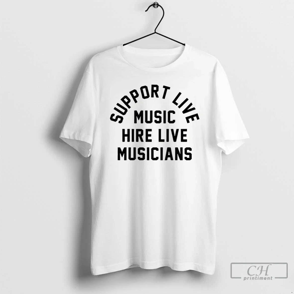 Classic Support Live Music Hire Musicians - Adult & Kids T-Shirts, Sweatshirts & Hoodies apparel design preview 1