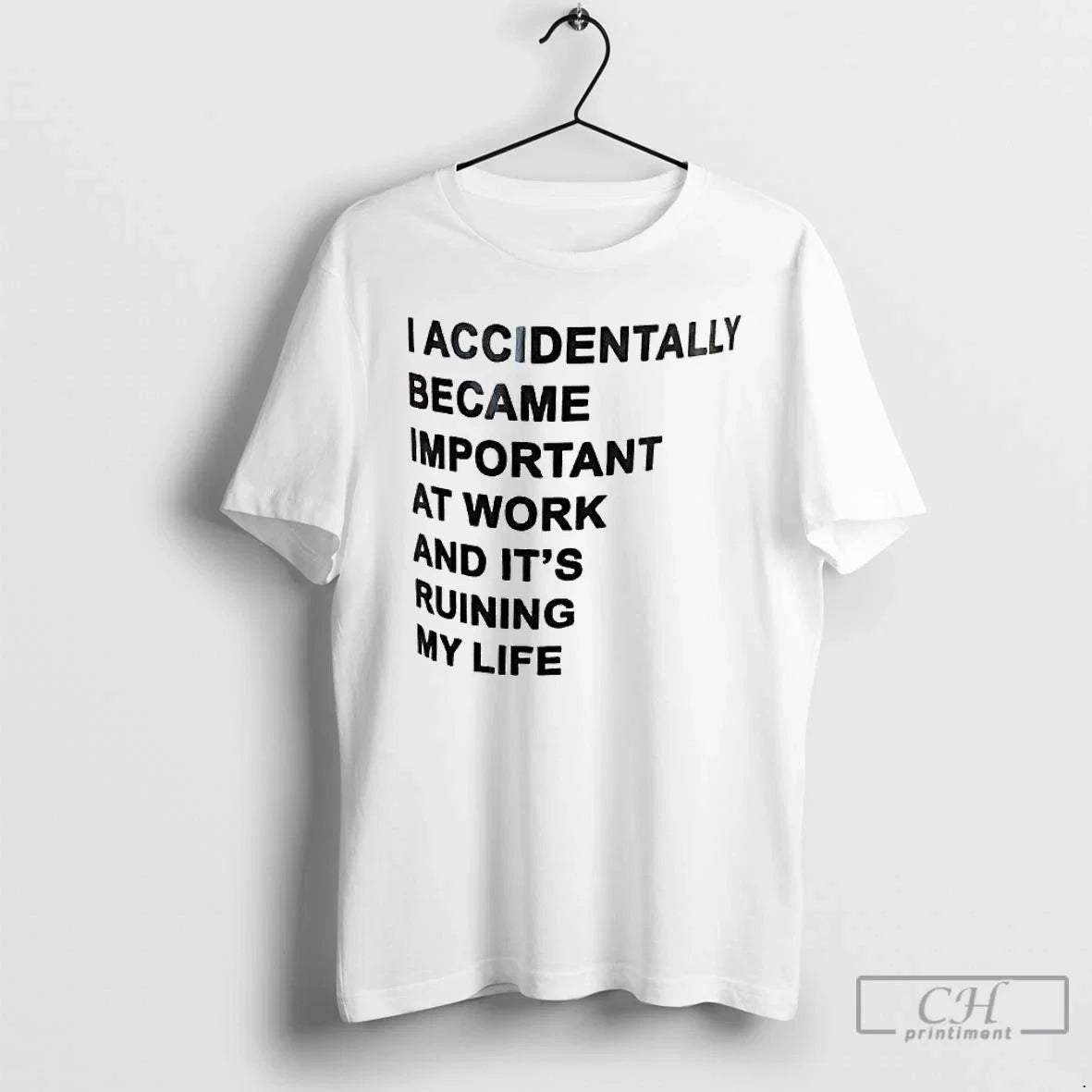 Classic Taccidentally Became Important At Work And - Adult & Kids T-Shirts, Sweatshirts & Hoodies apparel design preview 1