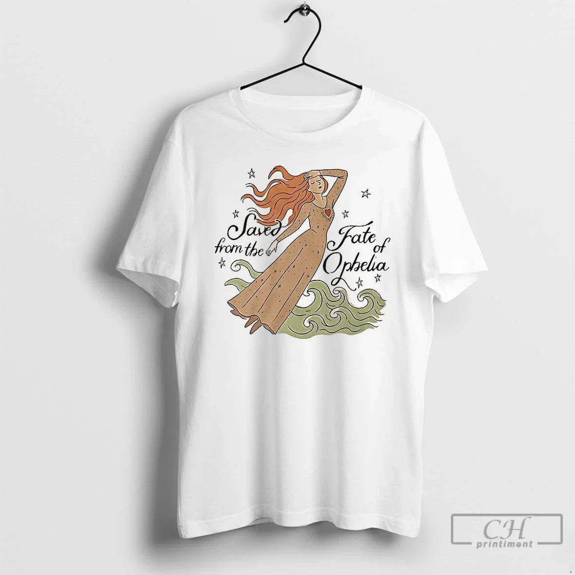 Classic Taylor The Fate Of Ophelia Saved From Hamlet - Adult & Kids T-Shirts, Sweatshirts & Hoodies apparel design preview 1
