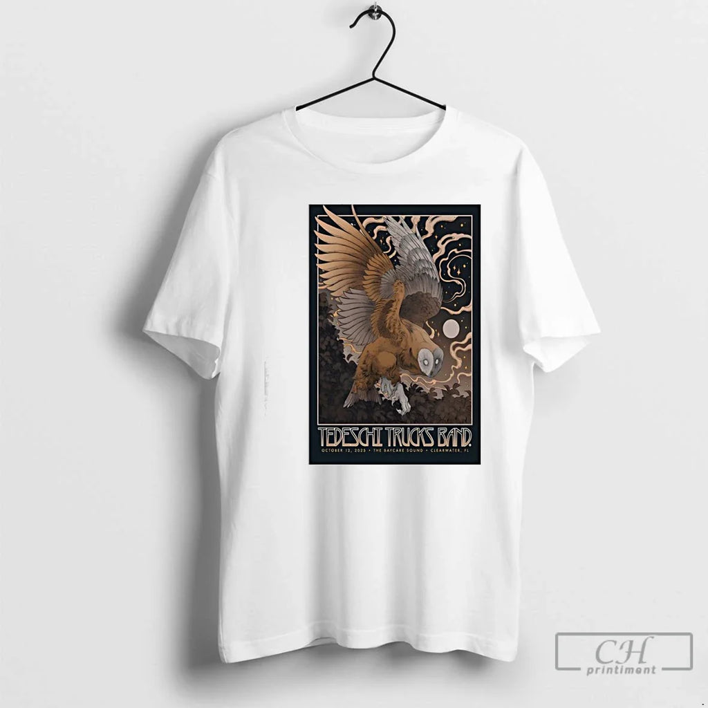 Classic Tedeschi Trucks Band Clearwater Fl Tour 2025 - Adult & Kids T-Shirts, Sweatshirts & Hoodies apparel design preview 1