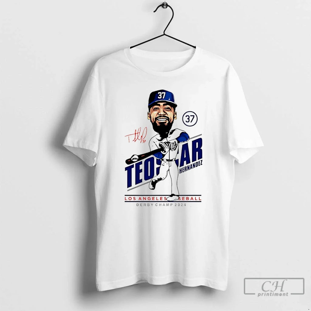 Classic Teoscar Hernandez Los Angeles Dodgers - Adult & Kids T-Shirts, Sweatshirts & Hoodies apparel design preview 1