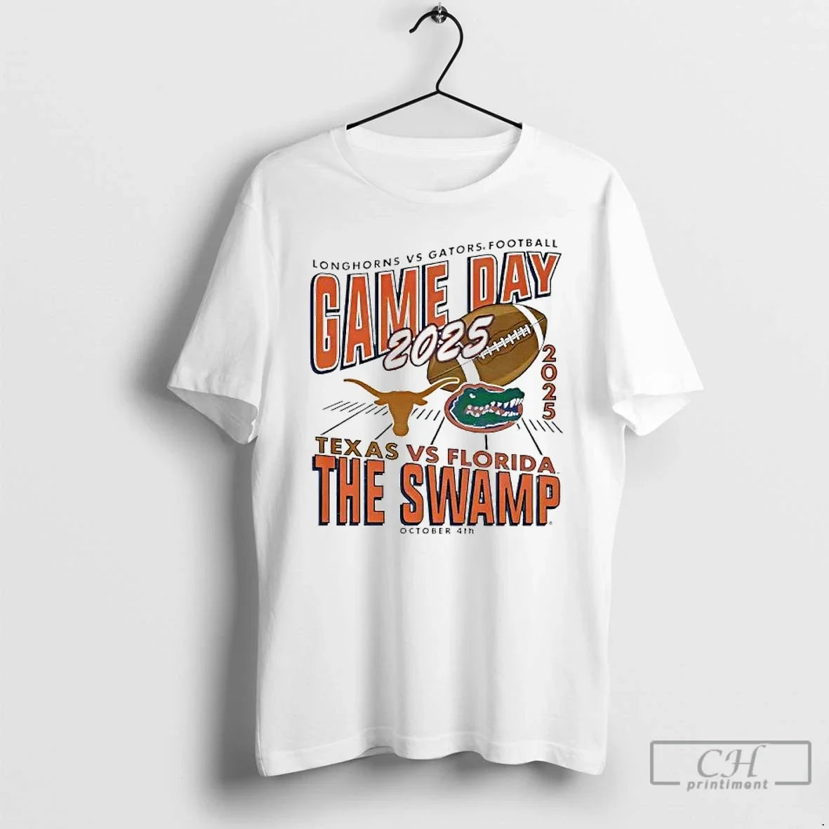 Classic Texas Longhorns And Florida Gators Football - Adult & Kids T-Shirts, Sweatshirts & Hoodies apparel design preview 1