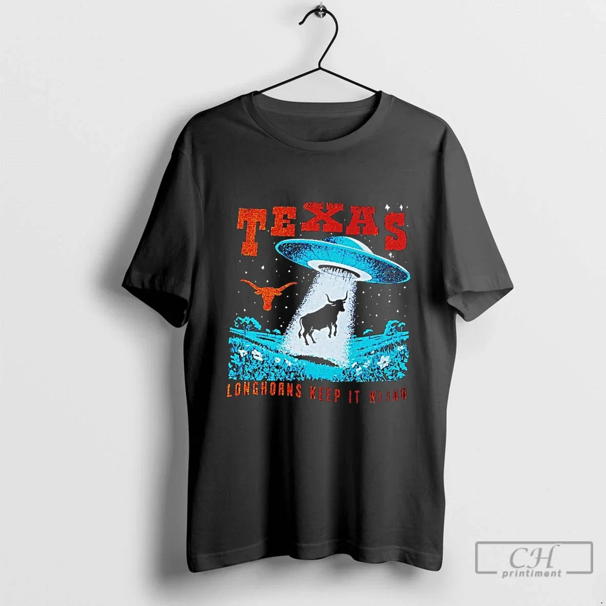 Classic Texas Longhorns Keep It Weird Blackshirt - Adult & Kids T-Shirts, Sweatshirts & Hoodies apparel design preview 1