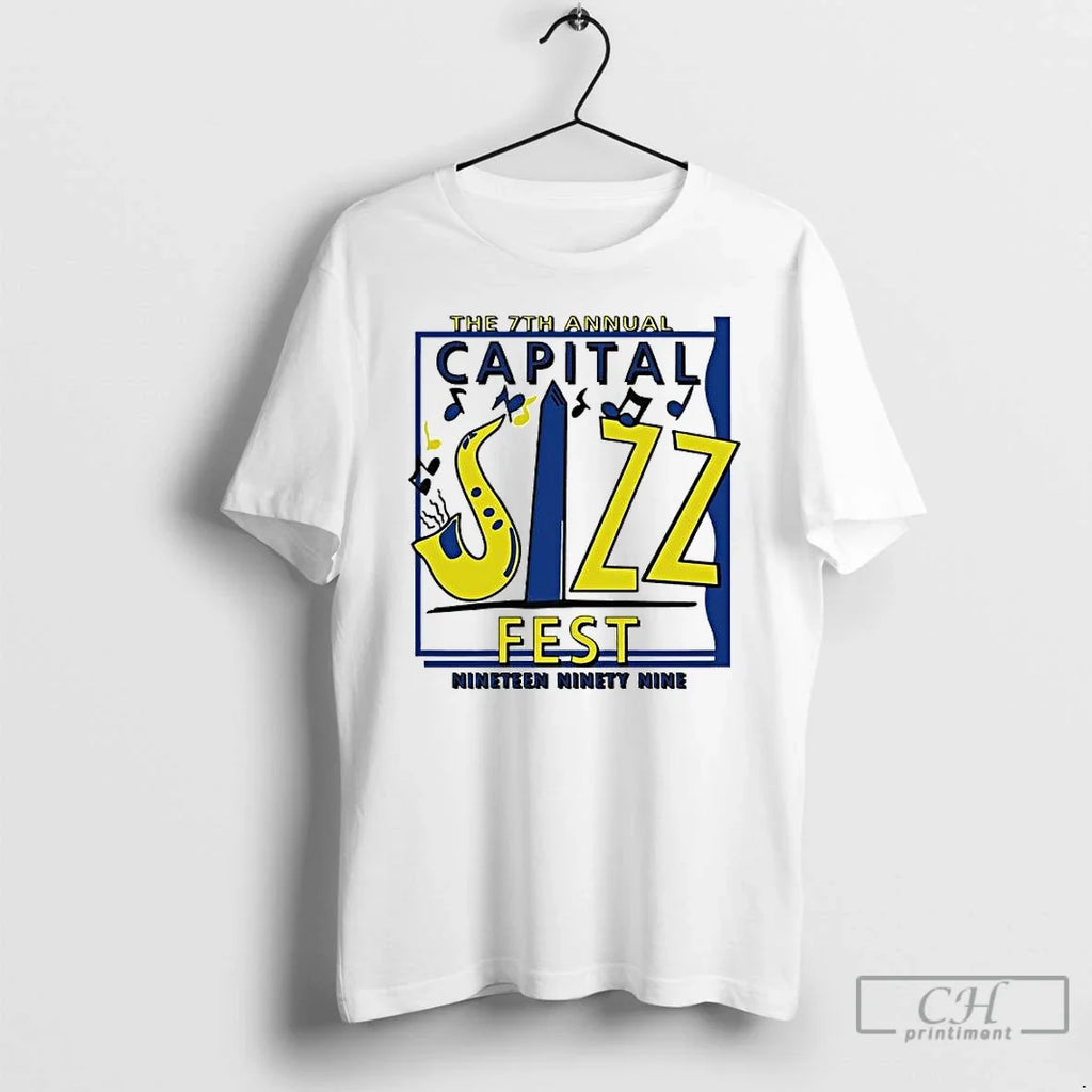 Classic The 7th Annual Capital Jazz Fest Nineteen - Adult & Kids T-Shirts, Sweatshirts & Hoodies apparel design preview 1