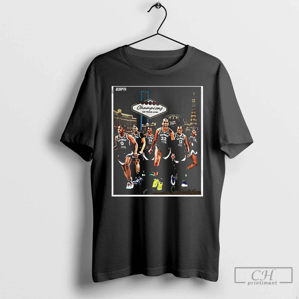 Classic The Las Vegas Aces Are 2025 Wnba Champions - Adult & Kids T-Shirts, Sweatshirts & Hoodies apparel design preview 1