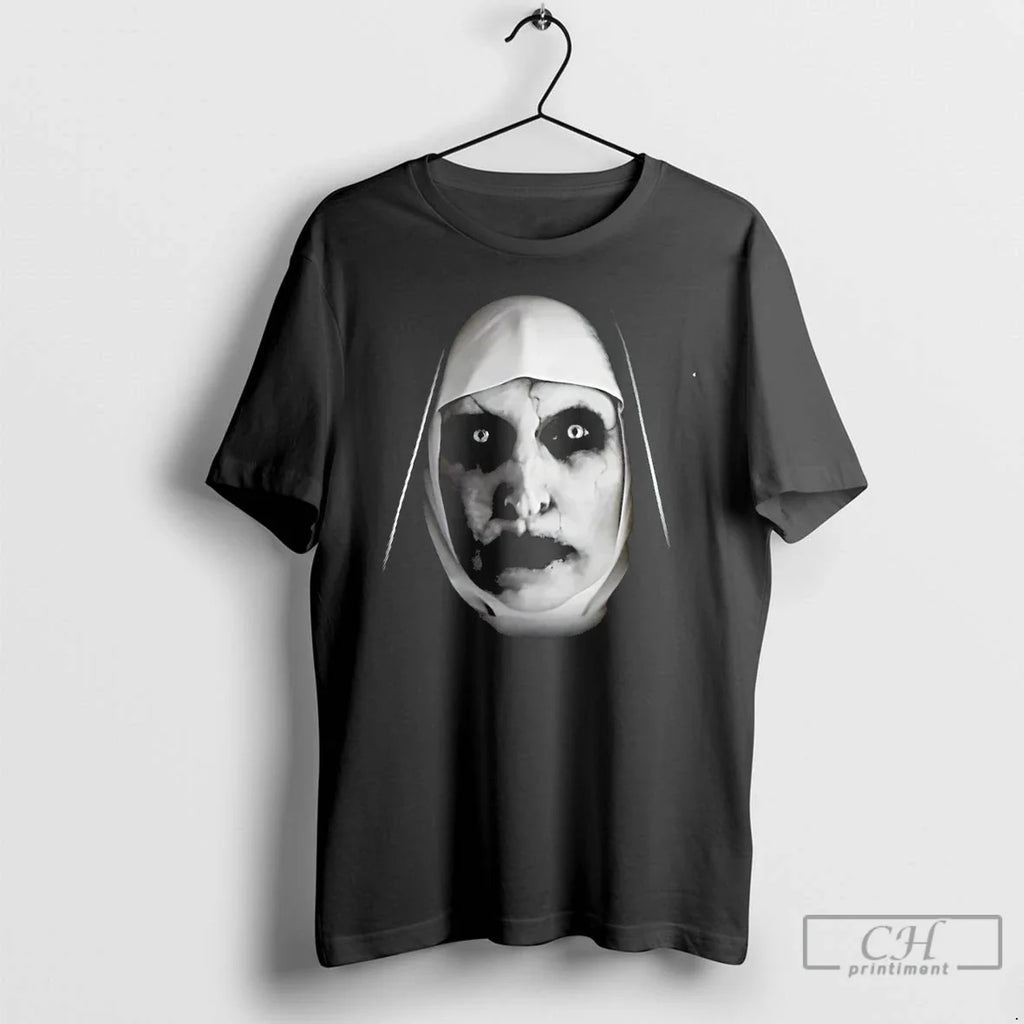 Classic The Nun Horror Character Big Face Halloween - Adult & Kids T-Shirts, Sweatshirts & Hoodies apparel design preview 1