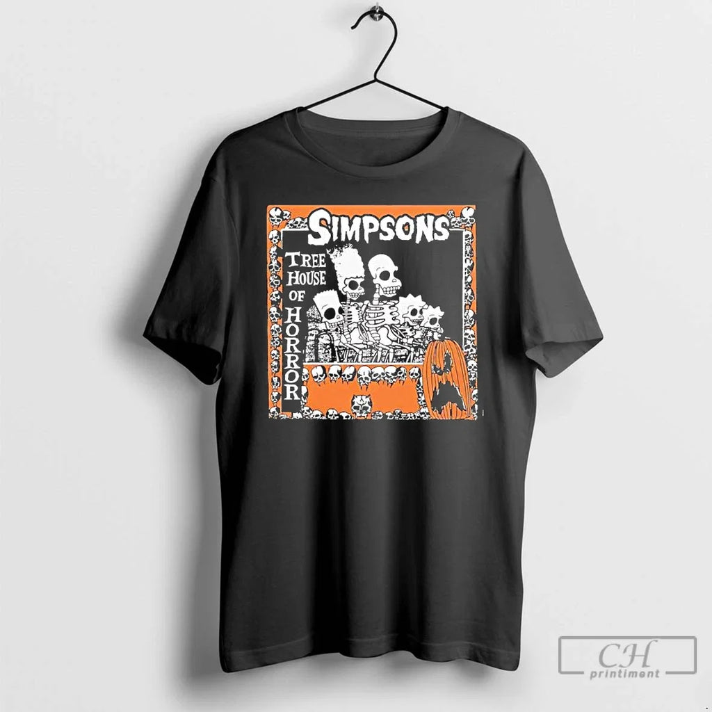 Classic The Simpsons Treehouse Of Horror Skeletons - Adult & Kids T-Shirts, Sweatshirts & Hoodies apparel design preview 1