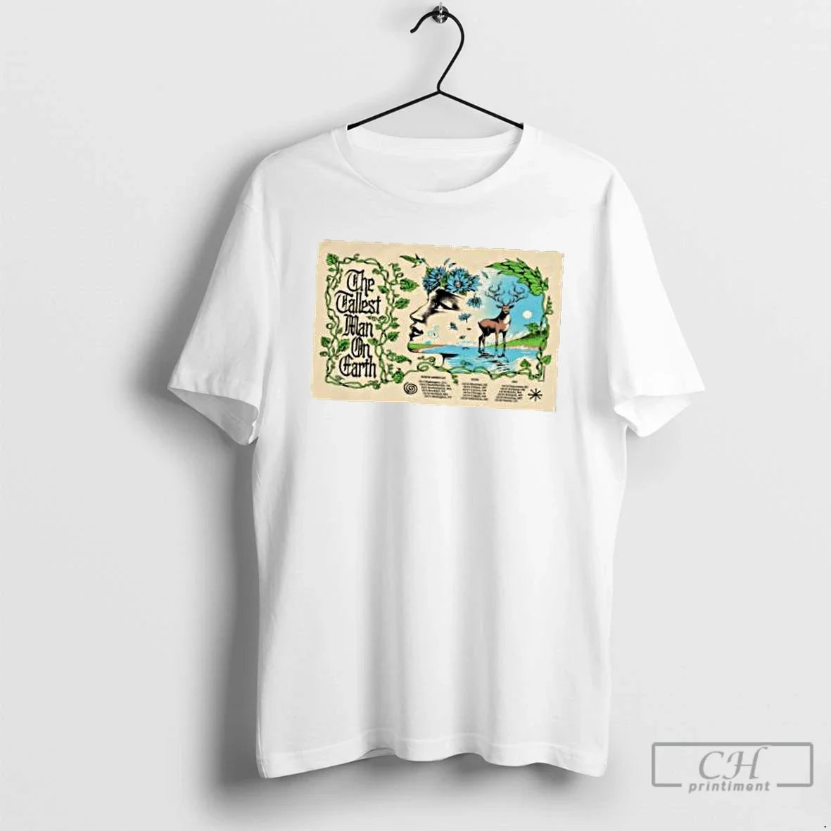 Classic The Tallest Man On Earth North American Tour - Adult & Kids T-Shirts, Sweatshirts & Hoodies apparel design preview 1