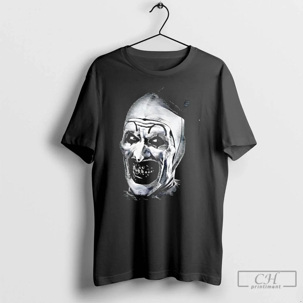 Classic The Terrifier Big Face Graphic Halloween - Adult & Kids T-Shirts, Sweatshirts & Hoodies apparel design preview 1