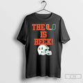 Classic The U Is Beck Miami Hurricane - Adult & Kids T-Shirts, Sweatshirts & Hoodies apparel design preview 1