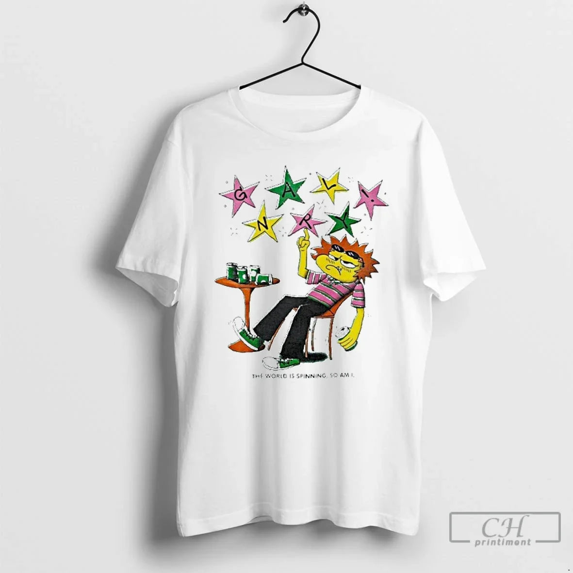 Classic The World Is Spinning So Am I Gal Npy - Adult & Kids T-Shirts, Sweatshirts & Hoodies apparel design preview 1