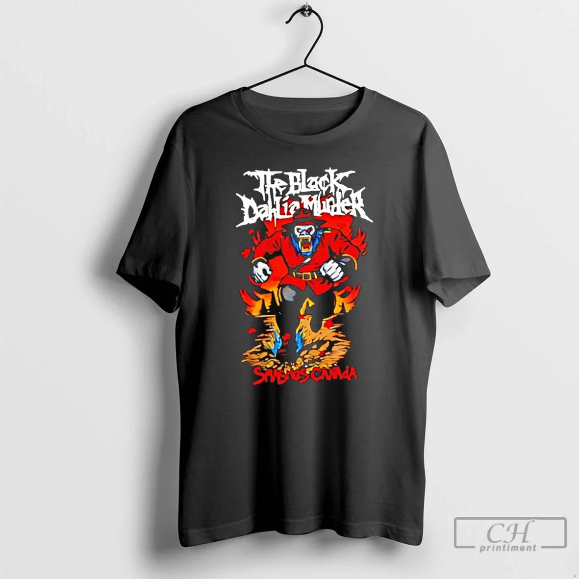 Classic The Black Dahlia Murder Smashes Canada 2025 - Adult & Kids T-Shirts, Sweatshirts & Hoodies apparel design preview 1