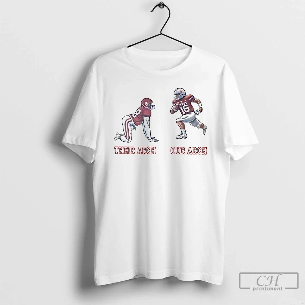 Classic Their Arch Our Oklahoma Vs Texas 2025 Ncaa - Adult & Kids T-Shirts, Sweatshirts & Hoodies apparel design preview 1