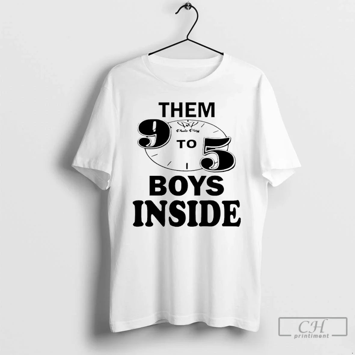 Classic Them 9 To 5 Boys Inside Clock - Adult & Kids T-Shirts, Sweatshirts & Hoodies apparel design preview 1