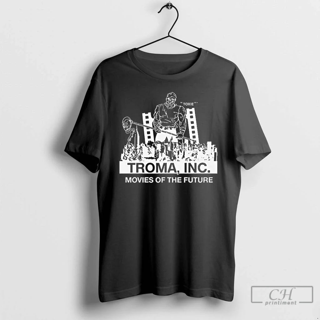 Classic Toxie Troma Inc Movies Of The Future Long - Adult & Kids T-Shirts, Sweatshirts & Hoodies apparel design preview 1