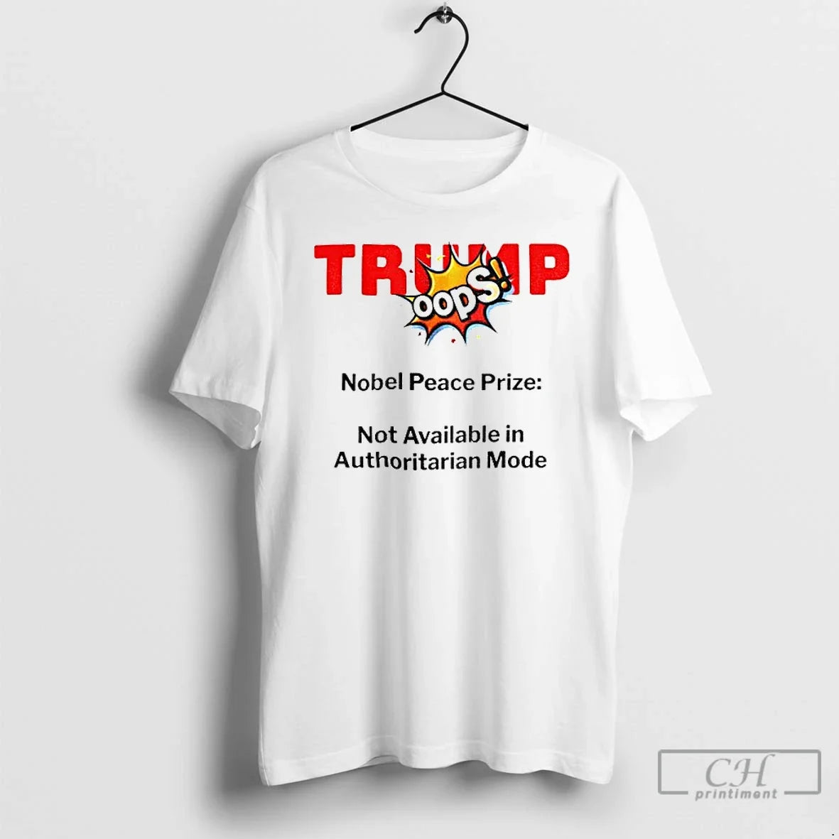 Classic Trump Nobel Peace Prize 2025 News Parody Not - Adult & Kids T-Shirts, Sweatshirts & Hoodies apparel design preview 1