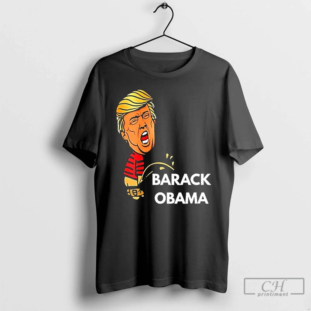 Classic Trump Piss On Obama Conservative Patriot - Adult & Kids T-Shirts, Sweatshirts & Hoodies apparel design preview 1