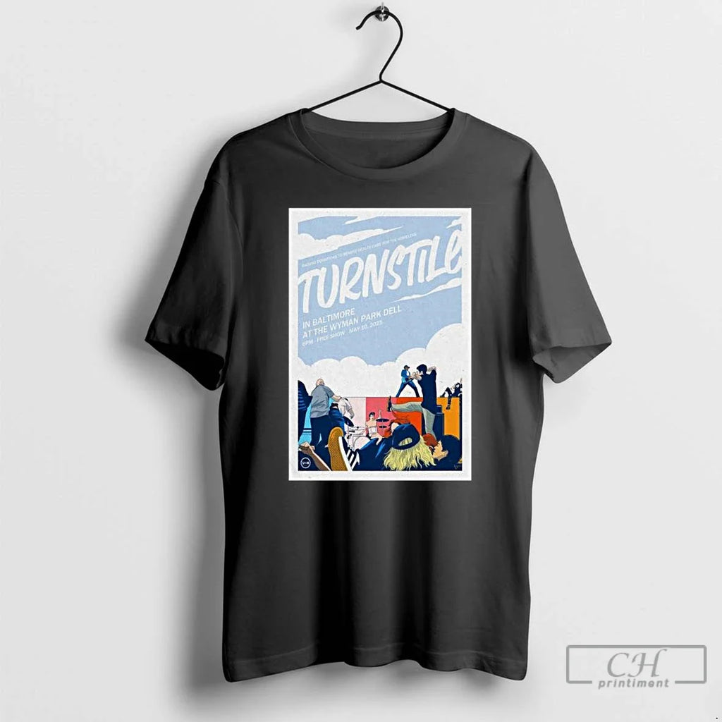 Classic Turnstile May 10 2025 Wyman Park Dell - Adult & Kids T-Shirts, Sweatshirts & Hoodies apparel design preview 1