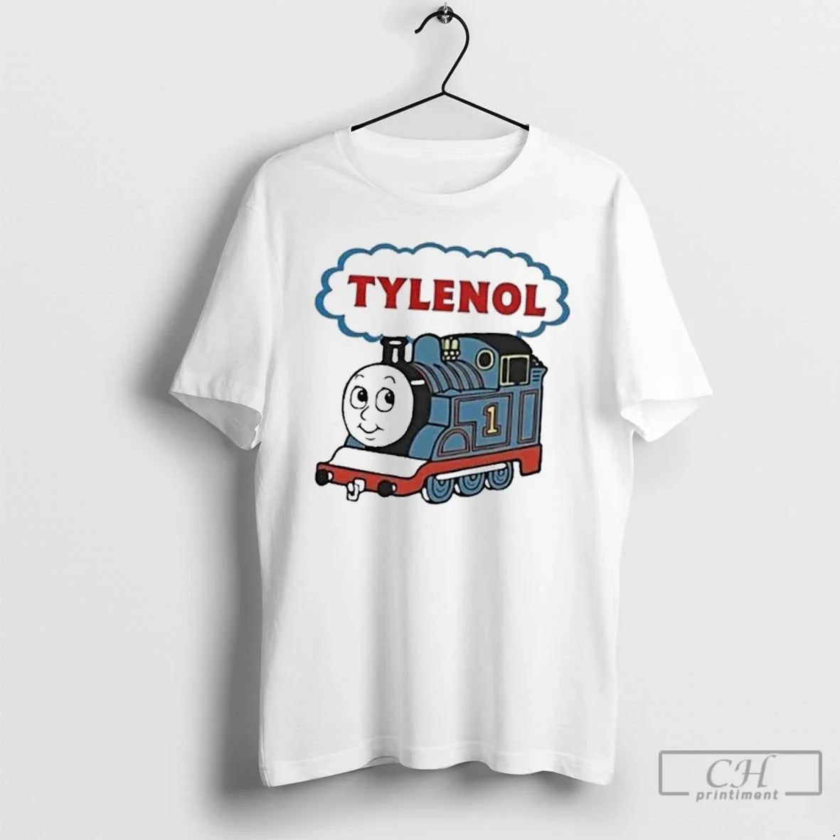 Classic Tylenol And Thomas Friends Tank Engines Train - Adult & Kids T-Shirts, Sweatshirts & Hoodies apparel design preview 1